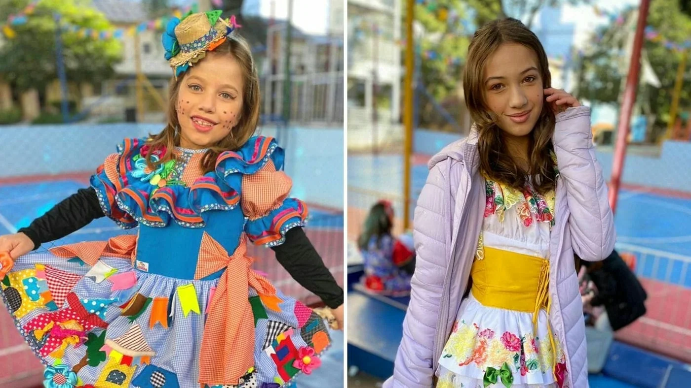 Marias participam de Festa Junina da escola