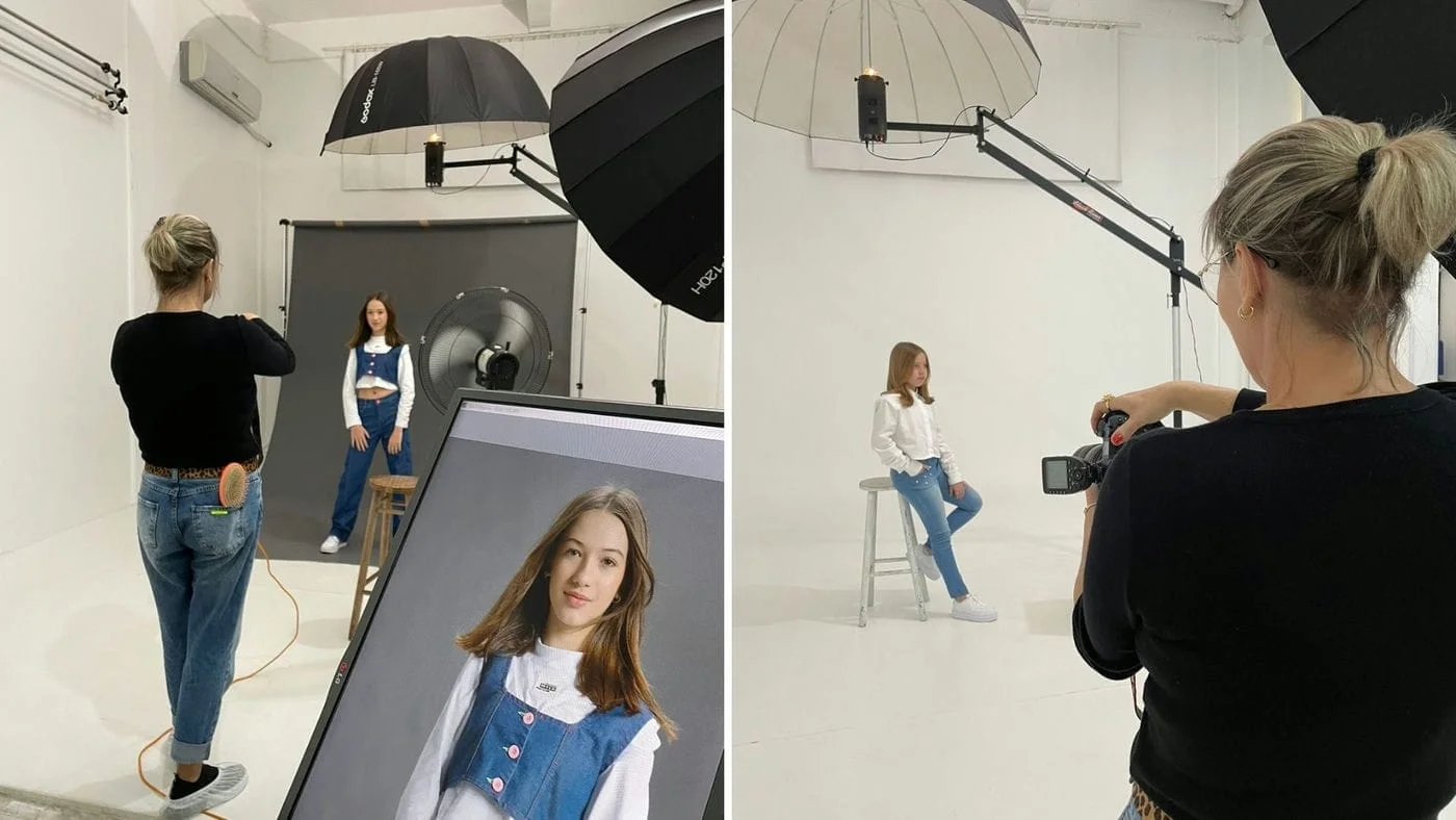 Dia de ensaio: Marias atualizam fotos para agências e emissoras de TV