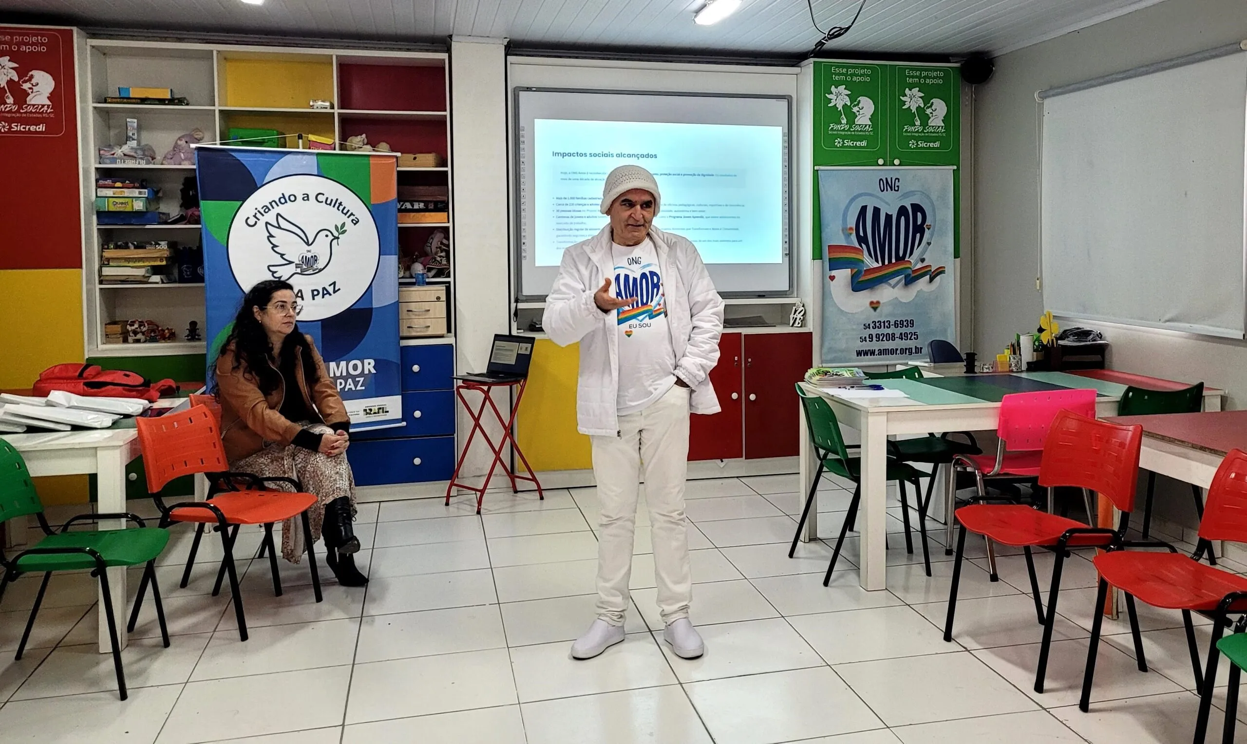 ONG Amor compartilha os resultados do Projeto “Criando a Cultura da Paz”, que impactou milhares de pessoas em Passo Fundo